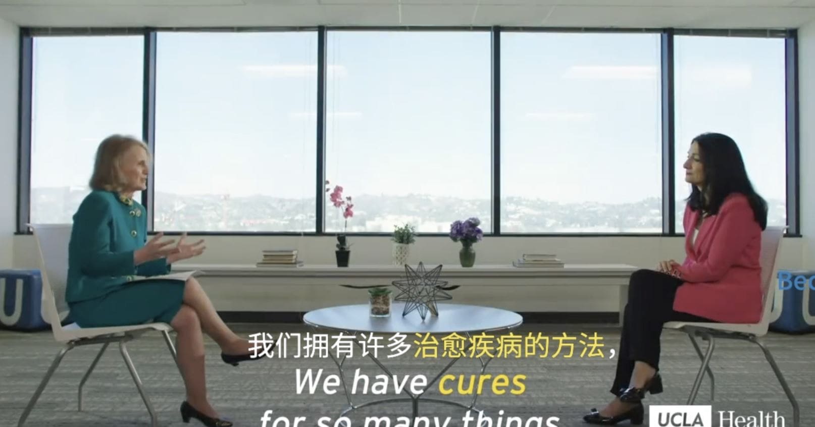 UCLA疗中心的Johnese Spisso参加贝克尔医疗的线上活动